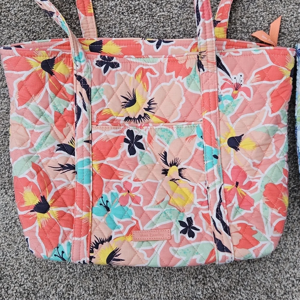 LOT Vera Bradley Tote Bags Turtle Dream Wildflower Paisley Rainforest Lily RARE